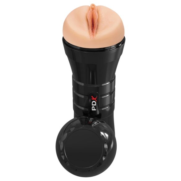 PDX Extreme Mokra Muca – realistični masturbator – XXL (črna)