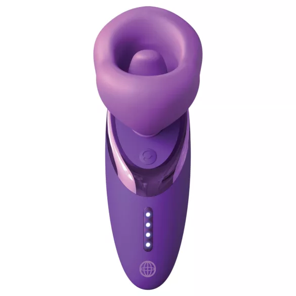 Fantasy For Her - vibrator za lizanje in sesanje - vijoličen