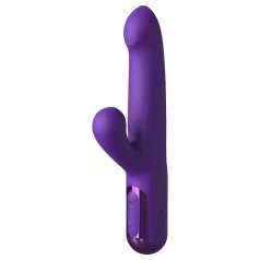   Fantasy For Her - 2 v 1 potisni vibrator in stimulator klitorisa (vijoličen)