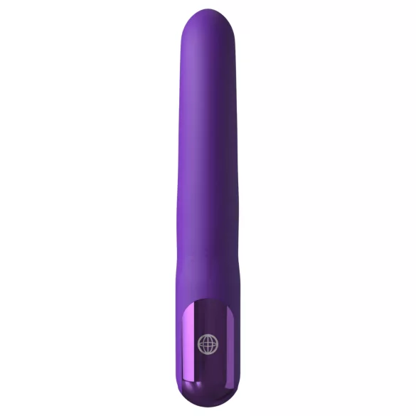 Fantasy For Her - 2 v 1 potisni vibrator in stimulator klitorisa (vijoličen)