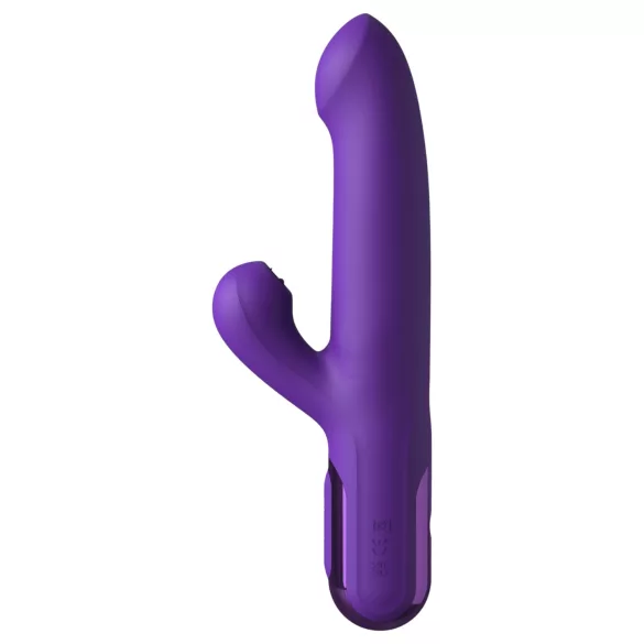 Fantasy For Her - 2 v 1 potisni vibrator in stimulator klitorisa (vijoličen)