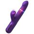Fantasy For Her – 2v1 potisni vibrator in stimulator klitorisa (vijoličen)