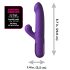 Fantasy For Her – 2v1 potisni vibrator in stimulator klitorisa (vijoličen)