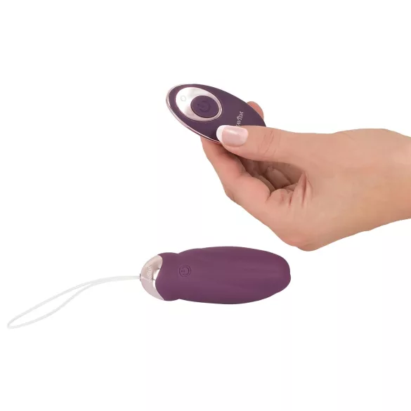 Javida - vibratorno jajce z daljinskim upravljalnikom - vrtljive kroglice