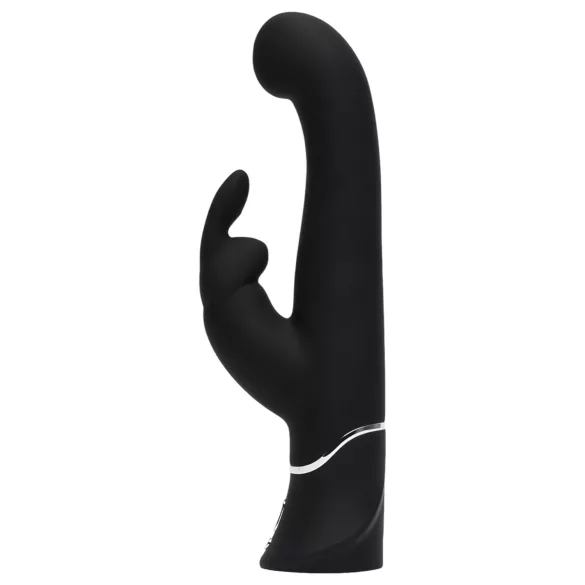 Happyrabbit - G-točka vibrator z ušesi - polnjenje, črna