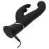 Happyrabbit - G-točka vibrator z ušesi - polnjenje, črna