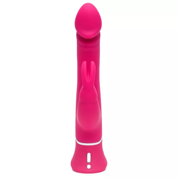 Happyrabbit - vibrator zajček z dvojnim gostoto - vodoodporen, roza