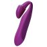 BeauMents Come2gether - polnilni, vodoodporni parni vibrator (vijoličen)