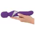 Javida Wand & Pearl - masažni vibrator 2v1 - vijoličen