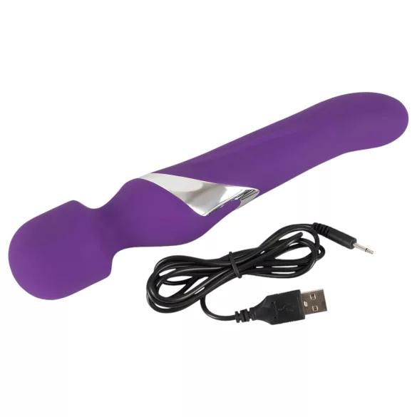Javida Wand & Pearl - masažni vibrator 2v1 - vijoličen