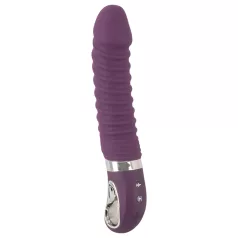  SMILE Soft - vibrator z grelno funkcijo na baterijo - vijoličen