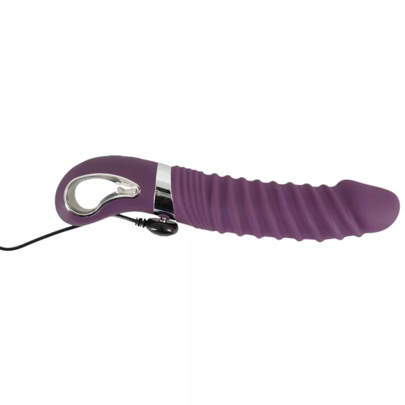 SMILE Soft - vibrator z grelno funkcijo na baterijo - vijoličen