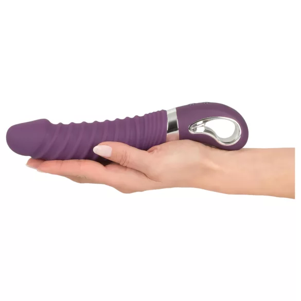 SMILE Soft - vibrator z grelno funkcijo na baterijo - vijoličen