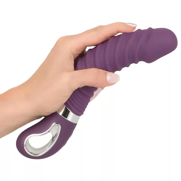SMILE Soft - vibrator z grelno funkcijo na baterijo - vijoličen