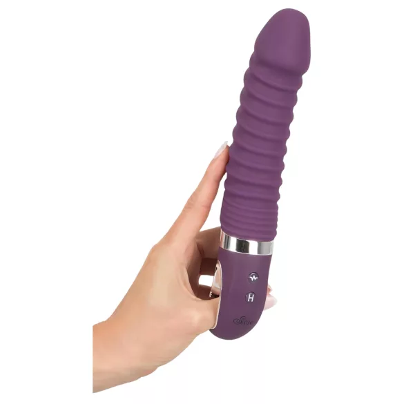 SMILE Soft - vibrator z grelno funkcijo na baterijo - vijoličen