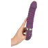 SMILE Soft - vibrator z grelno funkcijo na baterijo - vijoličen