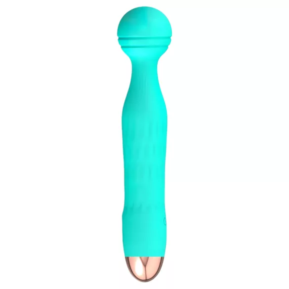 Cuties Mini Wand - polnilni, vodoodporni masažni vibrator (zelen)