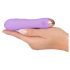 Cuties Mini - akumulatorski, vodoodporni mrežasti vibrator (vijoličen)