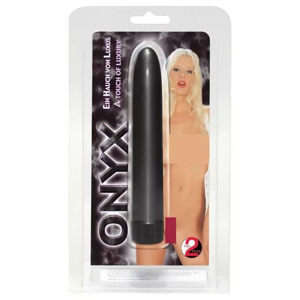 You2Toys Onyx - palčni vibrator (črn)