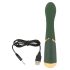 Emerald Love - polnilni, vodoodporni G-točka vibrator (zeleni)