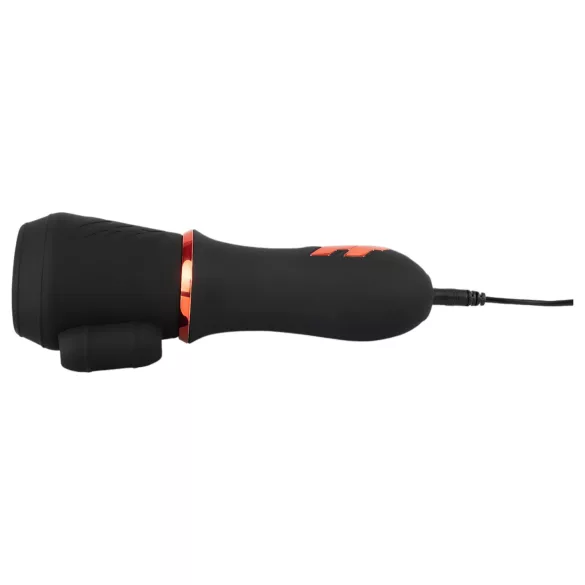 Rebel - vibracijski stimulator penisa - 2 motorja - akumulatorski - črn