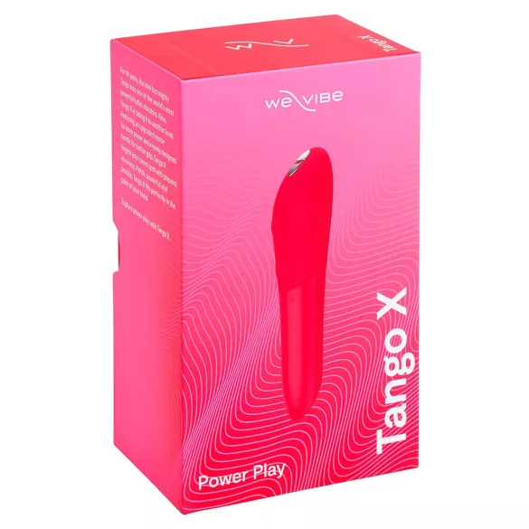 We-Vibe Tango X - baterijski vibracijski stimulator - vodotesen - koralni