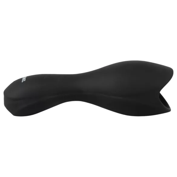 Rebel - analni vibrator z dilatatorjem (črn)