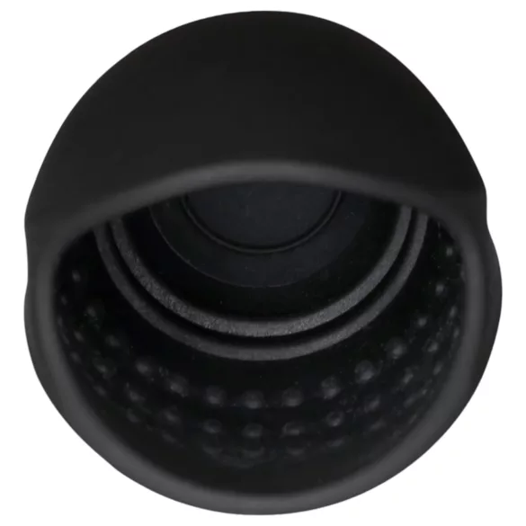 Rebel - analni vibrator z dilatatorjem (črn)