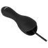 Rebel – penisni vibrator z dilatorjem (črn)