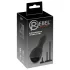 Rebel - analni vibrator z dilatatorjem (črn)