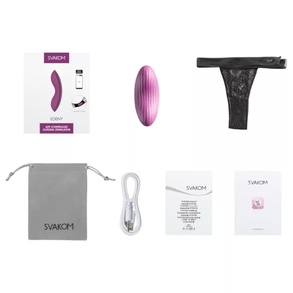 Svakom Edeny - hlačke z vibratorjem, ki ga upravlja aplikacija (vijolične)