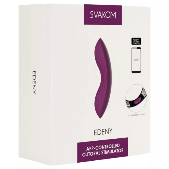 Svakom Edeny - hlačke z vibratorjem, ki ga upravlja aplikacija (vijolične)