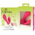 SMILE Hlačke - polnilni, brezžični 2v1 vibrator (roza)