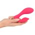 SMILE Hlačke - polnilni, brezžični 2v1 vibrator (roza)