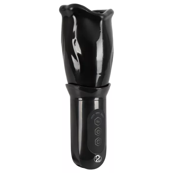 You2Toys - STROKER Rotating - akumulatorski, vrteči se umetni vagina masturbator (črn)