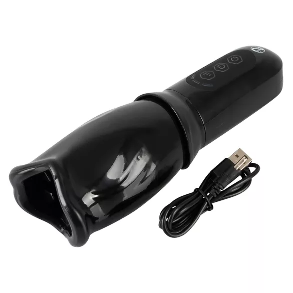 You2Toys - STROKER Rotating - akumulatorski, vrteči se umetni vagina masturbator (črn)