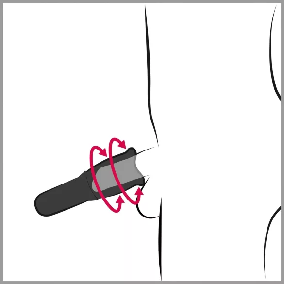 You2Toys - STROKER Rotating - akumulatorski, vrteči se umetni vagina masturbator (črn)