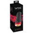 WYNE 01 - masturbator z vibracijami in sesanjem - grelna funkcija - črna