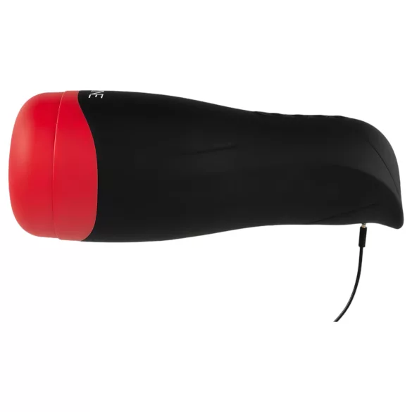 WYNE 01 - masturbator z vibracijami in sesanjem - grelna funkcija - črna