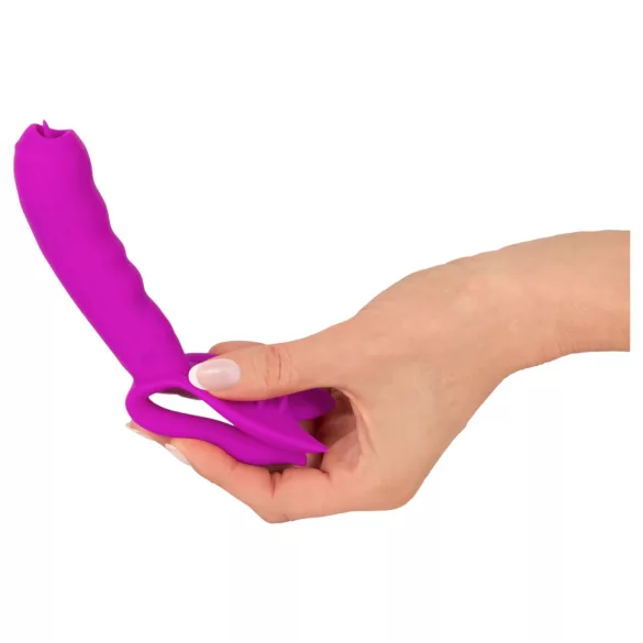 Javida - vibrator za G-točko in klitoris - vijoličen
