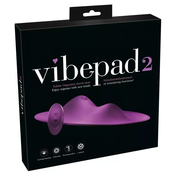 VibePad 2 - vibracijska blazina za lizanje - vijolična