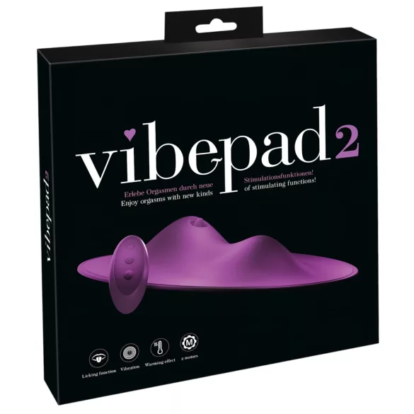 VibePad 2 - vibracijska blazina za lizanje - vijolična