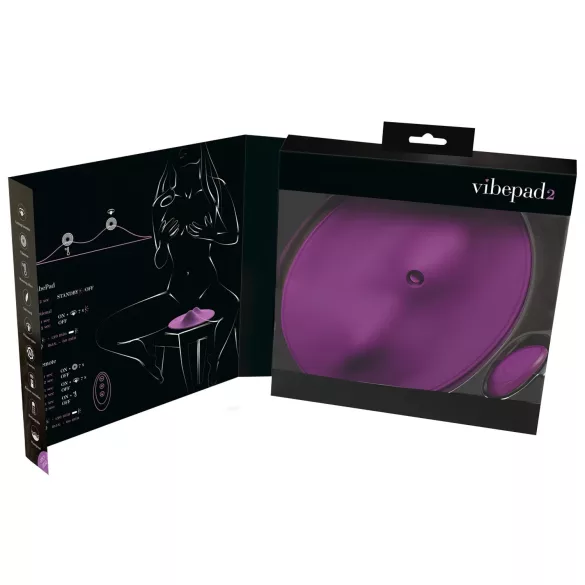 VibePad 2 - vibracijska blazina za lizanje - vijolična