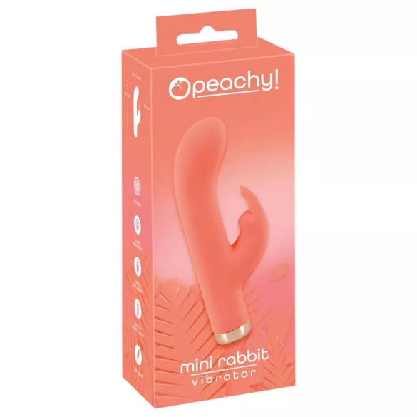 You2Toys - mini zajčji vibrator - akumulatorski - breskev