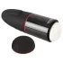 WYNE 02 - masturbator z vibracijo in sesanjem - polnilni - črno-bel