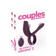   Couples Choice - vibrirajoči erekcijski obroč - akumulatorski - vijoličen