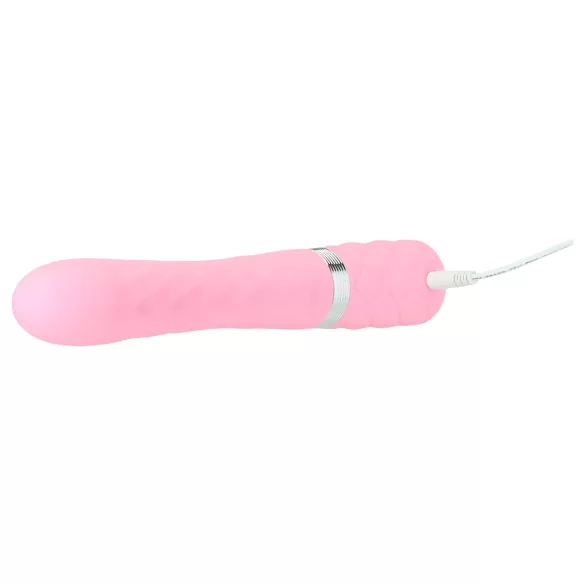 Pillow Talk Lively - polnljiv vibrator z ročajem za klitoris (roza)