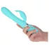 Pillow Talk Lively - akumulatorski vibrator s stimulatorjem klitorisa (turkiz)