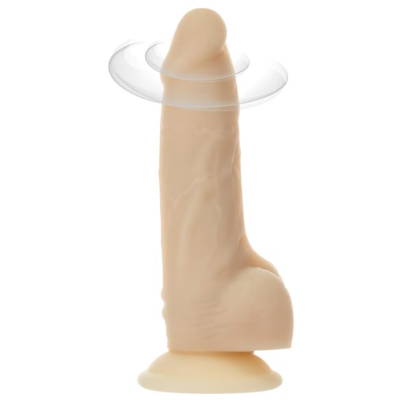 Naked Addiction Rotating 7 - rotacijski vibrator (18cm) - naravni