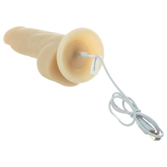 Naked Addiction Rotating 7 - rotacijski vibrator (18cm) - naravni